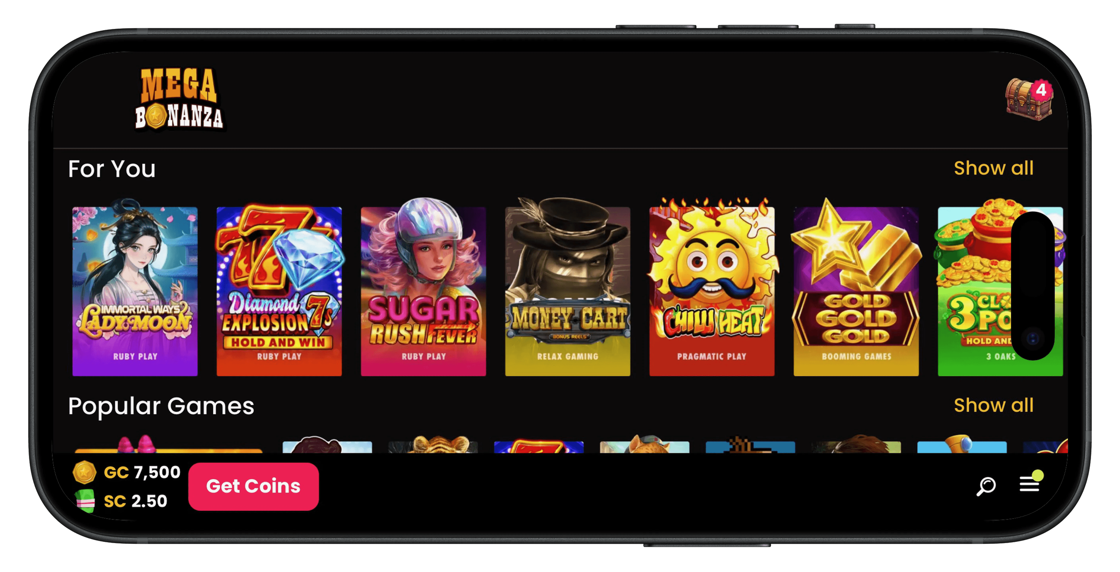 Click to join Mega Bonanza Social Casino