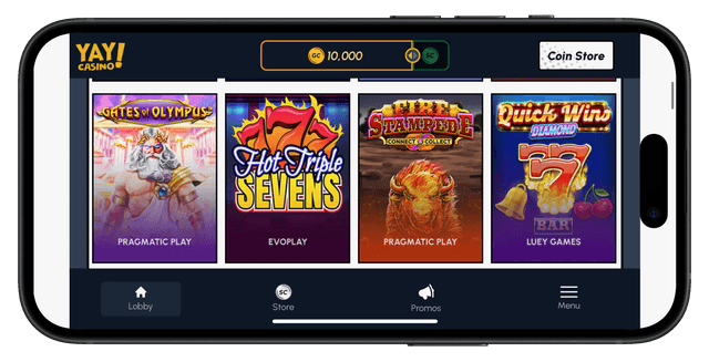 Click to join Yay Casino Social Casino