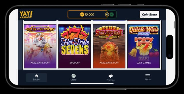 Click to join Yay Casino Social Casino