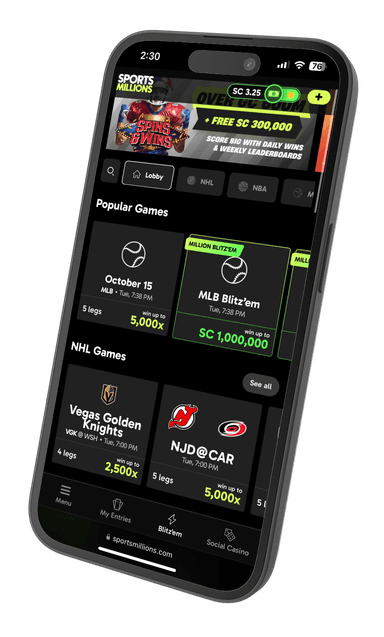 Mobile view of Sport Millions
