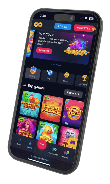 Mobile view of No Limit Coins