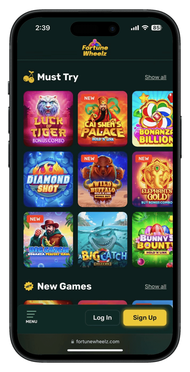 Click to join Fortune Wheelz Social Casino and get 250K GC for free in Signup